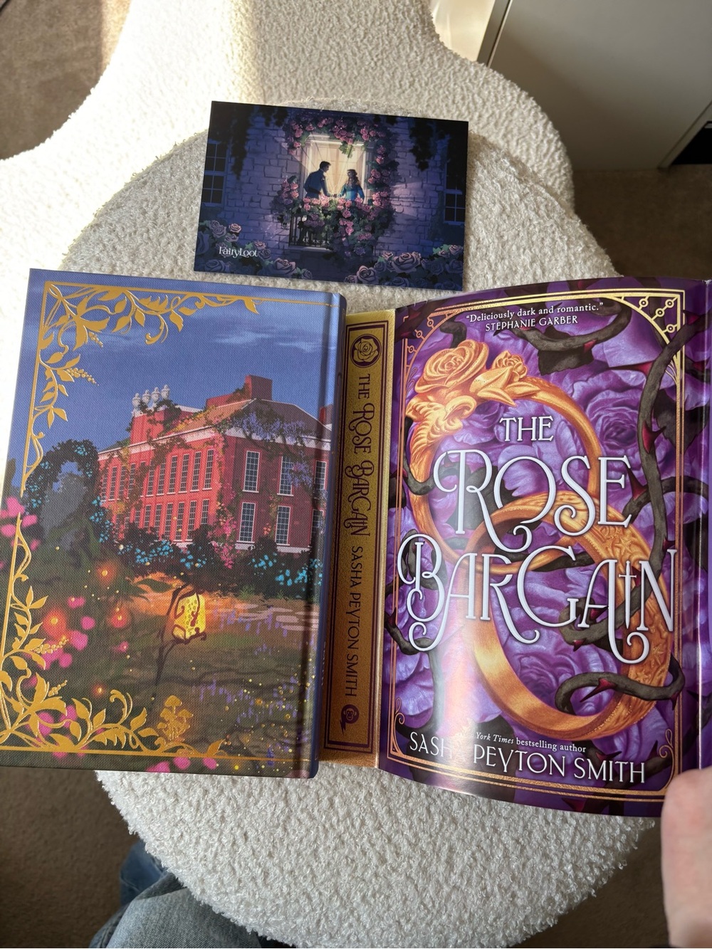 FairyLoot The Rose Bargain by Sasha Peyton Smith | Special Edition Hardcover - Picture 5 of 8